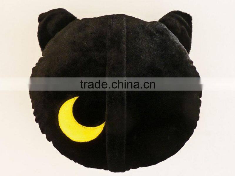 Plush Black Cat Emoji Pillow Cushion, Emoji Pillow Cushions , Emoji Cushions