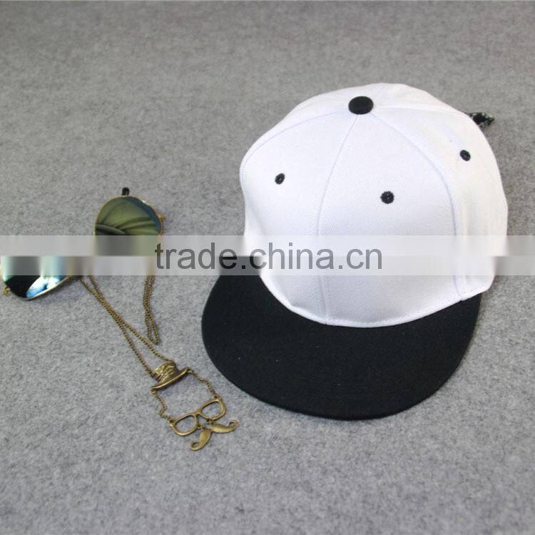 Wholesale 2016 Newest Lace-up Back Flat Brim Blank Snapback Hats