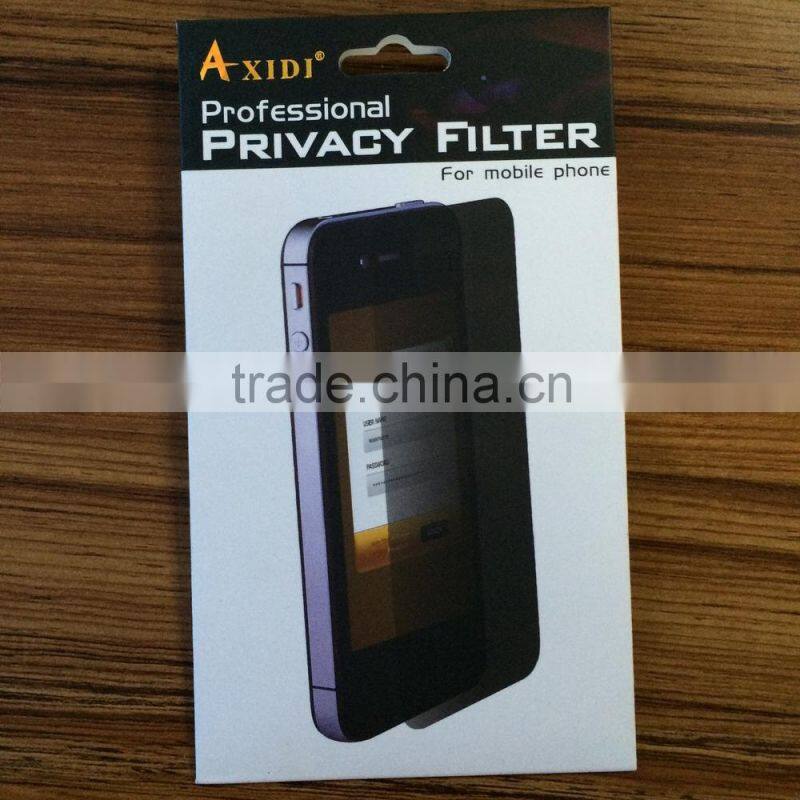 Axidi perfect fit anti-spy privacy screen protector/guard/film for Moto G