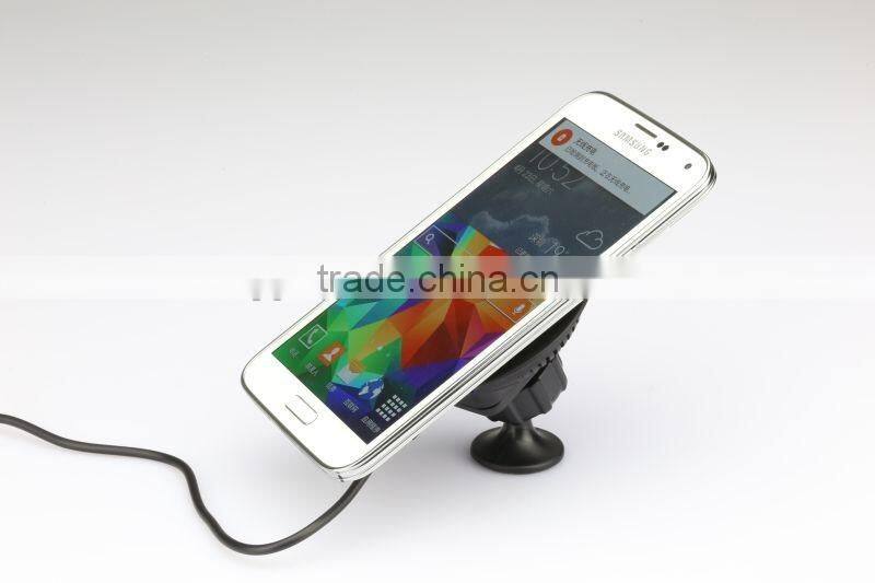 2016 multifunctional Qi enabled wireless car charger & phone holder