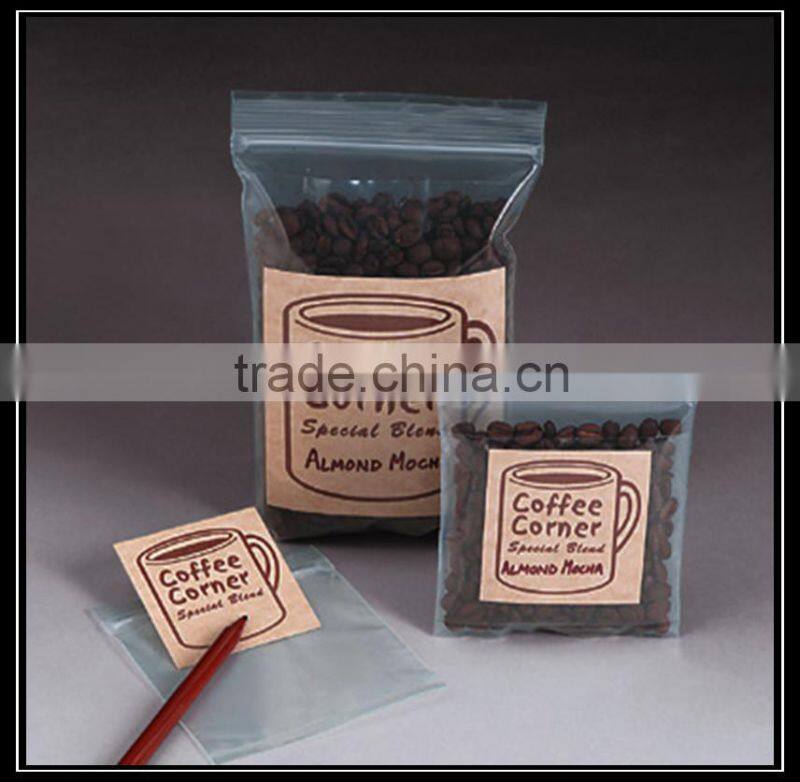 Chinese Factory Wholesale Transparent ldpe plastic side gusset packaging bag