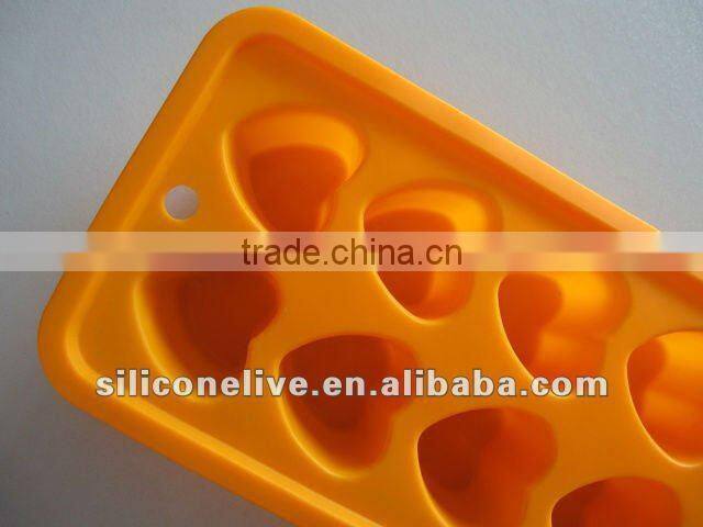 heart shape silicone ice tray in home & garden