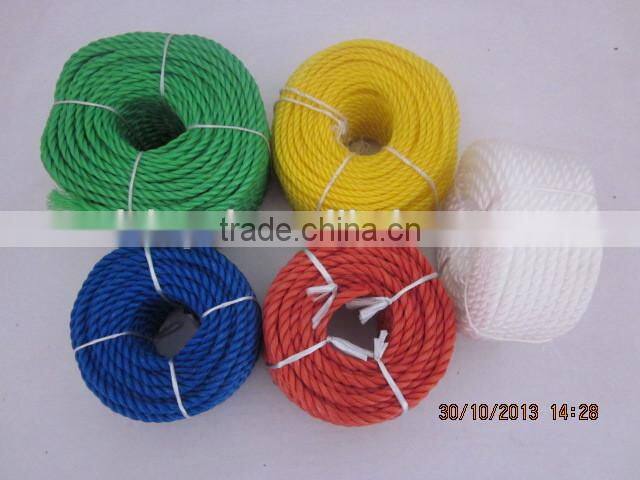 red recycled materials PE rope