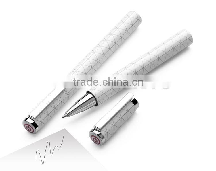 Lucury vacuum bottle pen ballpoint notebook leather locker bookmark with paper bag