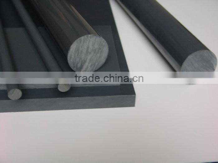 Good Electrical Insulation Surface Smooth Black Plastic Rod PVC