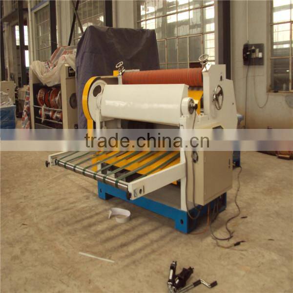 Reel paper sheet cutter/single facer production line making machine