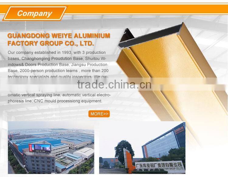 2016 innovative building materials aluminium profile for glass doors and sliding window
