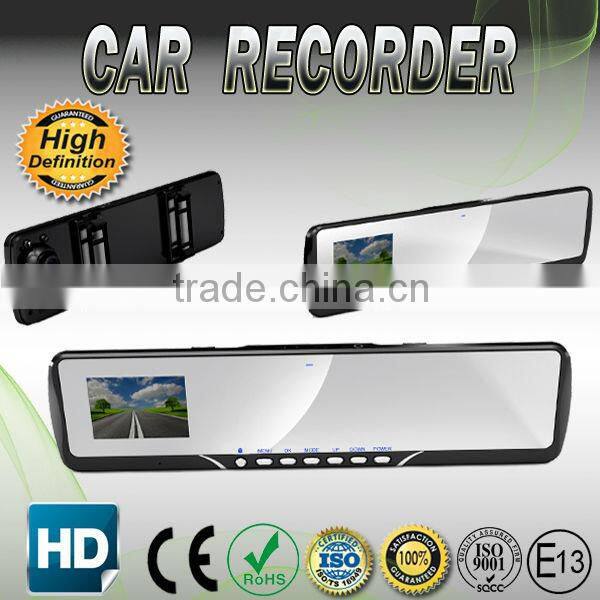Car DVR Rearview Mirror With G-sensor Funtion
