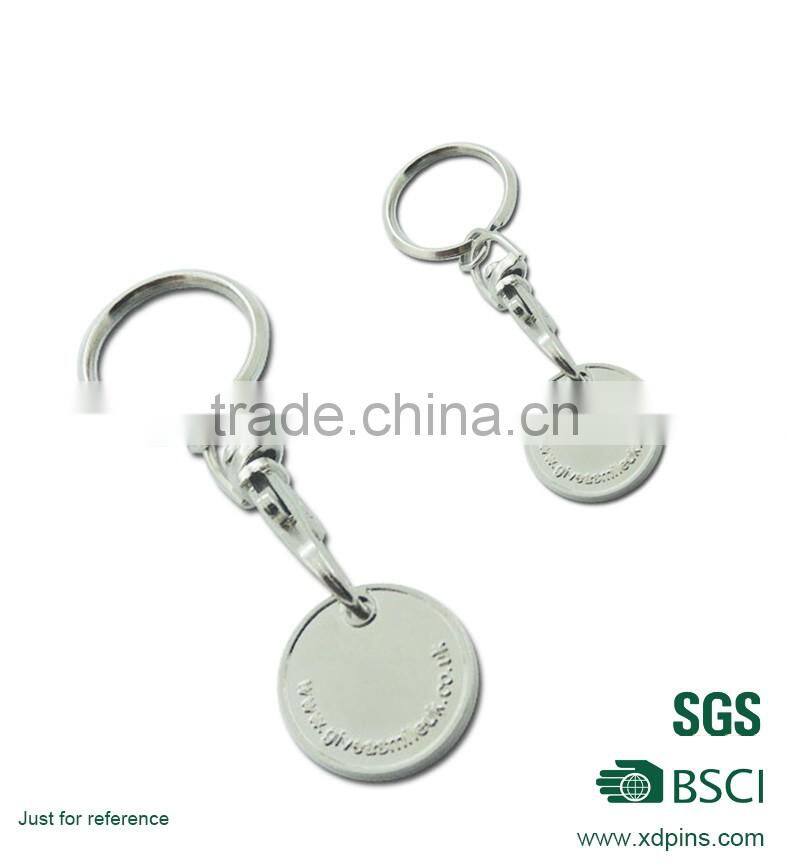 free sample metal trolley coin