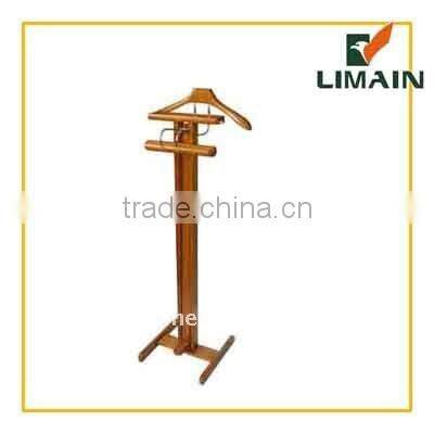 wooden suit valet stand