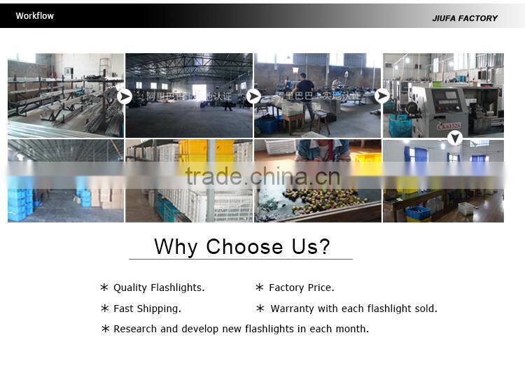 JF Hot sale 5W rechargeable aluminium led zoom bicycle flashlight,most powerful zoom led work light with lampshade