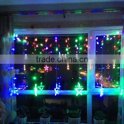 Star curtain lights LED Christmas Lights Party Wedding Led Night Lighting
