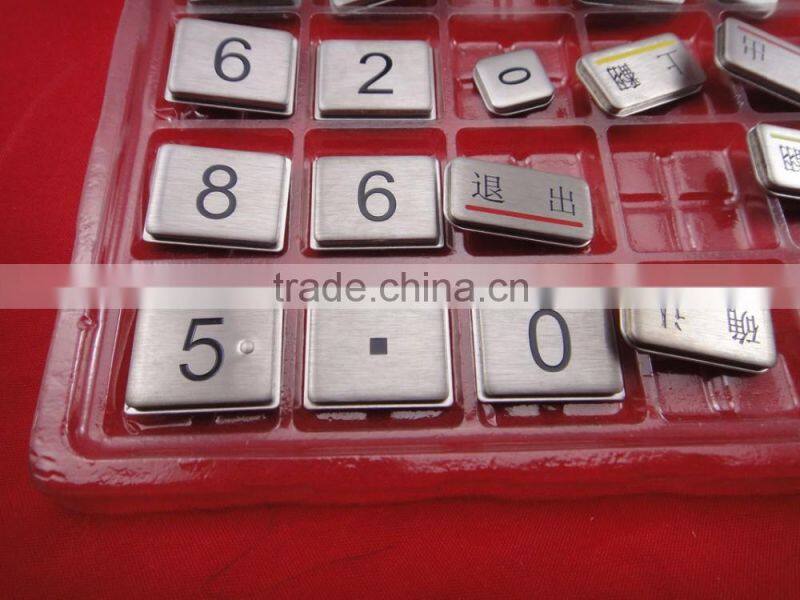 Nice keys buttons metal etching parts