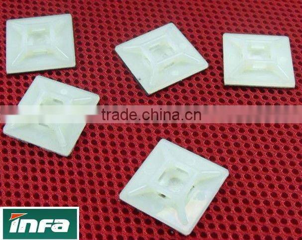 cable tie mount base nylon/plastic tie mounts base
