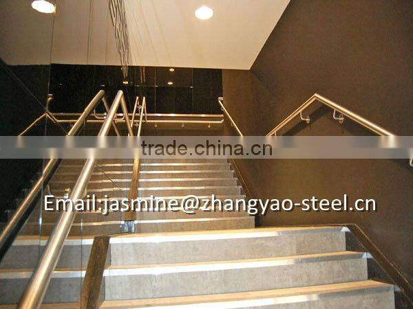 2013 Top-selling indoor glass stair railings/tubular railings & accessory