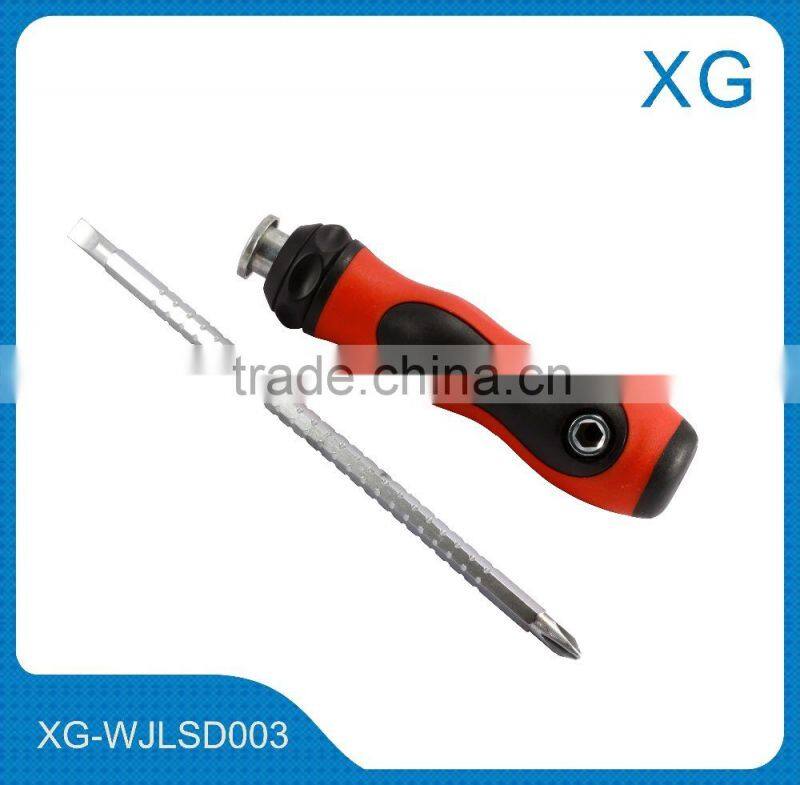 High Quality CRV Screwdriver Plastic handle Screwdriver with slotted,phillips head