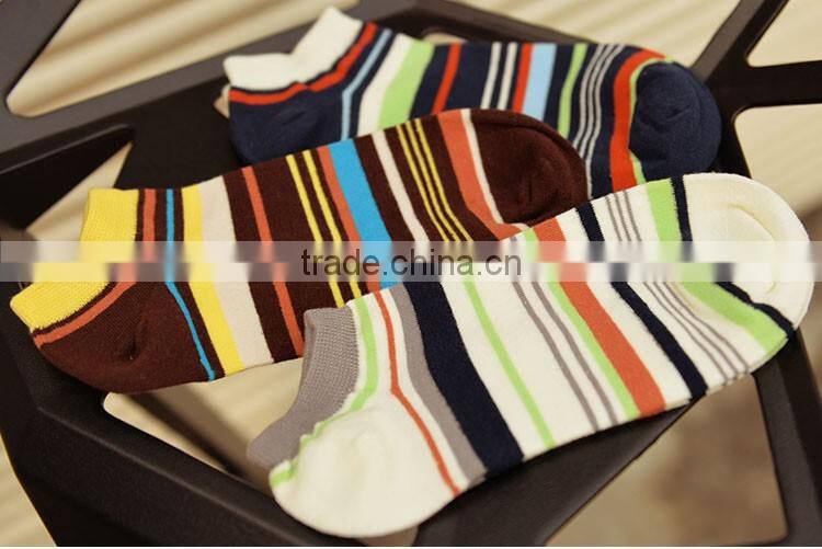 Custom made socks ankle socks boat socks 100% cotton fashion color socks