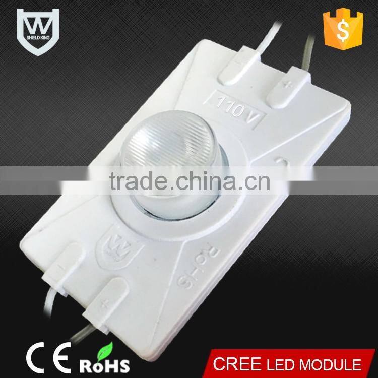 2016 hot sale 4040 side light lens white high power led module for sign box