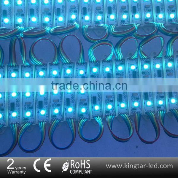 factory price waterproof ws2811 rgb led backlight led module 0.72w