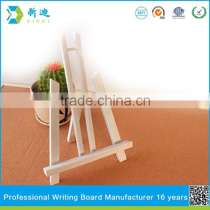 Lanxi xindi eco-friendly white wooden easel