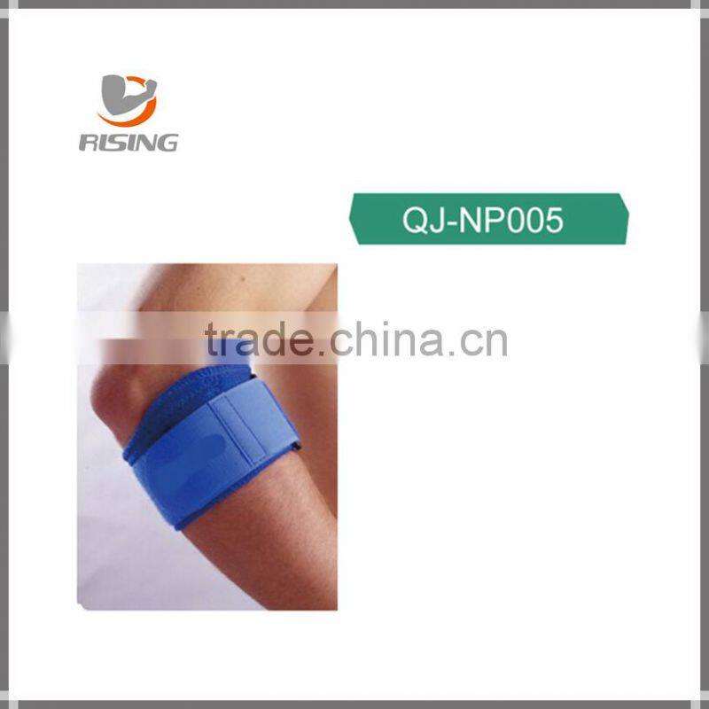 blue neoprene tennis elbow support