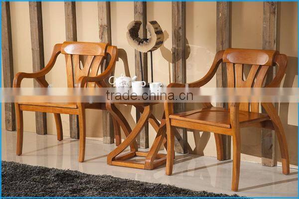 Antique wooden table and chair/solid silkwood chair and tableL3101