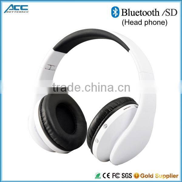 2015 New Bluetooth Wireless Stereo Headphone with Sd Card Slot