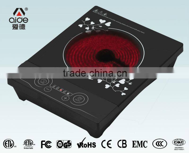 No electromagnetic radiation 2000W gel stove heating radiator ceramic cookware