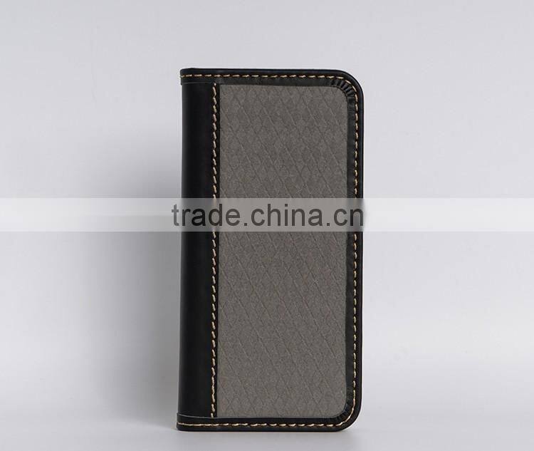 Flip pc+leather case money clip wallet cases for iphone6 6s