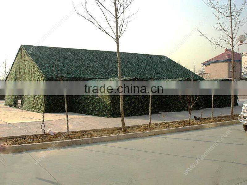 waterproof and windproof for refugee camp relief military tent
