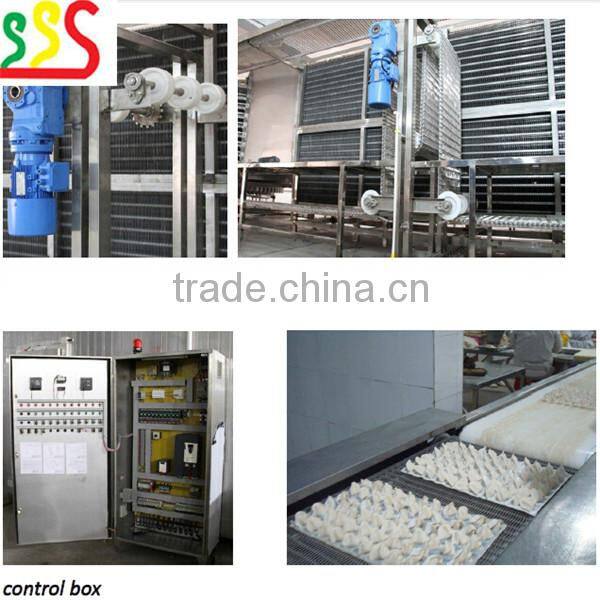 iqf spiral freezer with compact structure