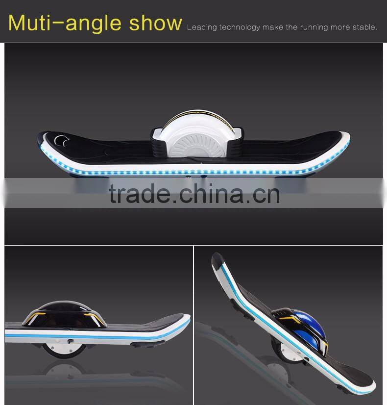High quality with bluetooth self balance scooter One Wheel Motorcycle Balancing one wheel hoverboard