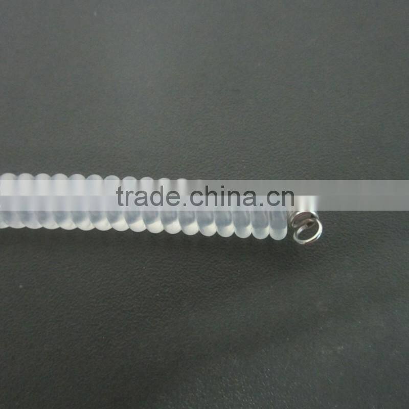 White Plastic Elastic Coiled Spring Lanyard For Wholesale Cheap Factory Price