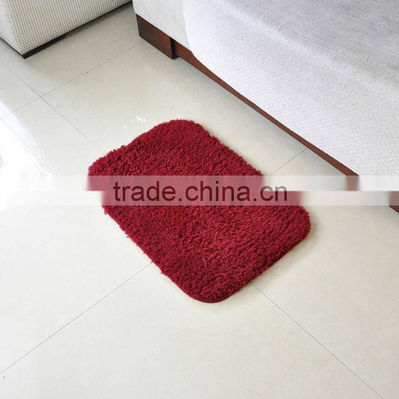 soft floor mat with pvc anti-slip base