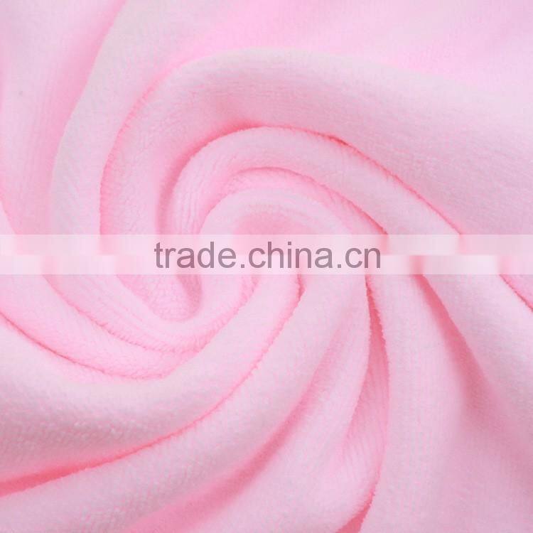 100% cotton fashion solid color embroidery pink lace towel