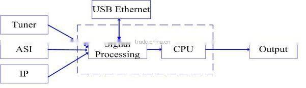Professional DVB-S2 HD IRD With LCD Monitor