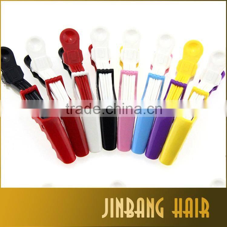 new products wholesales black salon hair dressing plastic shark crocodile sectioning hair clips