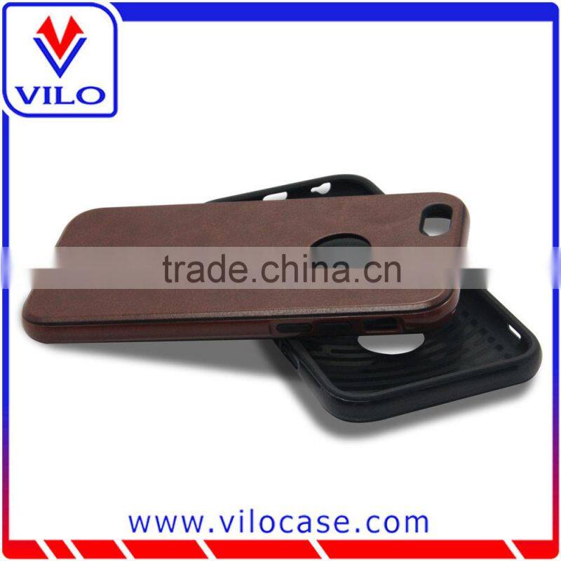 2015 new arrival factory bottom price 3 in 1 tpu case pc bumper pu back case for iphone