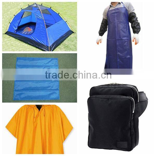 Rain coat material waterproof pongee tent fabric for umbrella