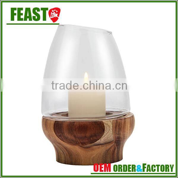 2015 NEW design candle stand HOT selling wooden candle holder