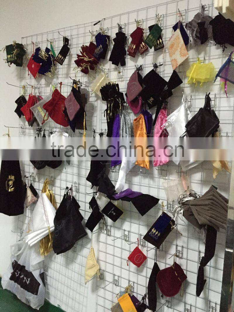 custom logo wholesale organza bags/pouch for Jewelry