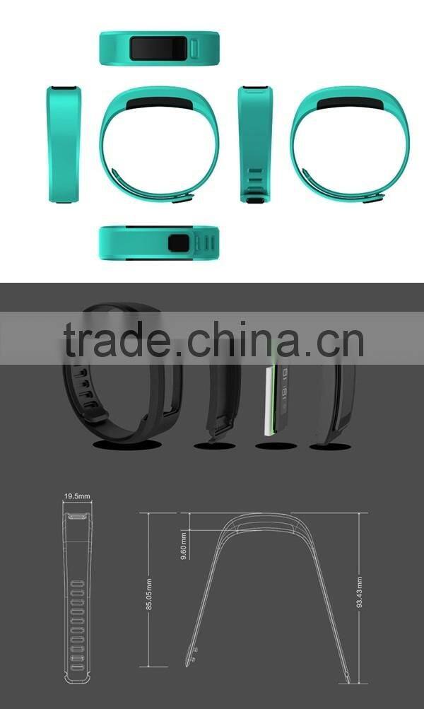 silicon material alarm clock intelligent fitness calorie counter call message reminder H6 smart wristwatch