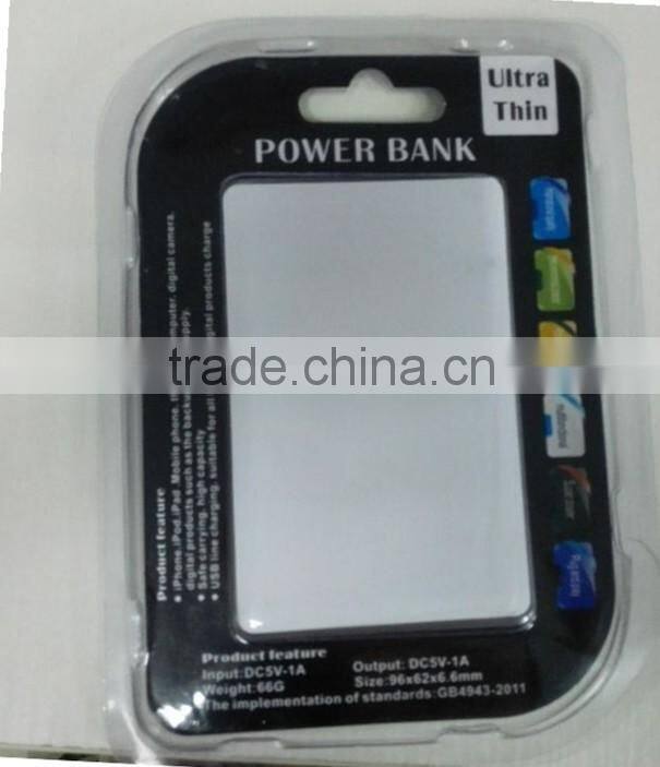 2000mAh Power Bank Ultra Thin With Built-in Micro USB Output