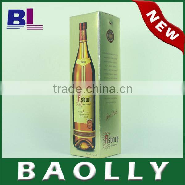Fashion new design useful pretty cardboard high-quality paper wine glass packaging boxes for gift
