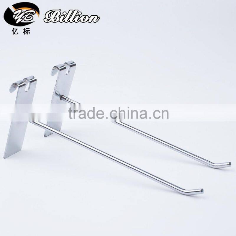 High quality chrome coated metal wire display netting hook for exhibition