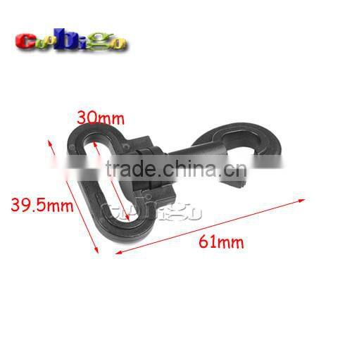 Plastic Swivel Snap Hooks for Luggage Backpack Straps Accessories #FLC425-20B/25B/30B/35B/38B