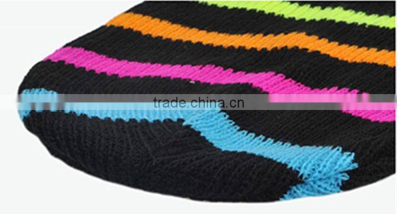 high quality colorful funny winter man and woman beanie hats