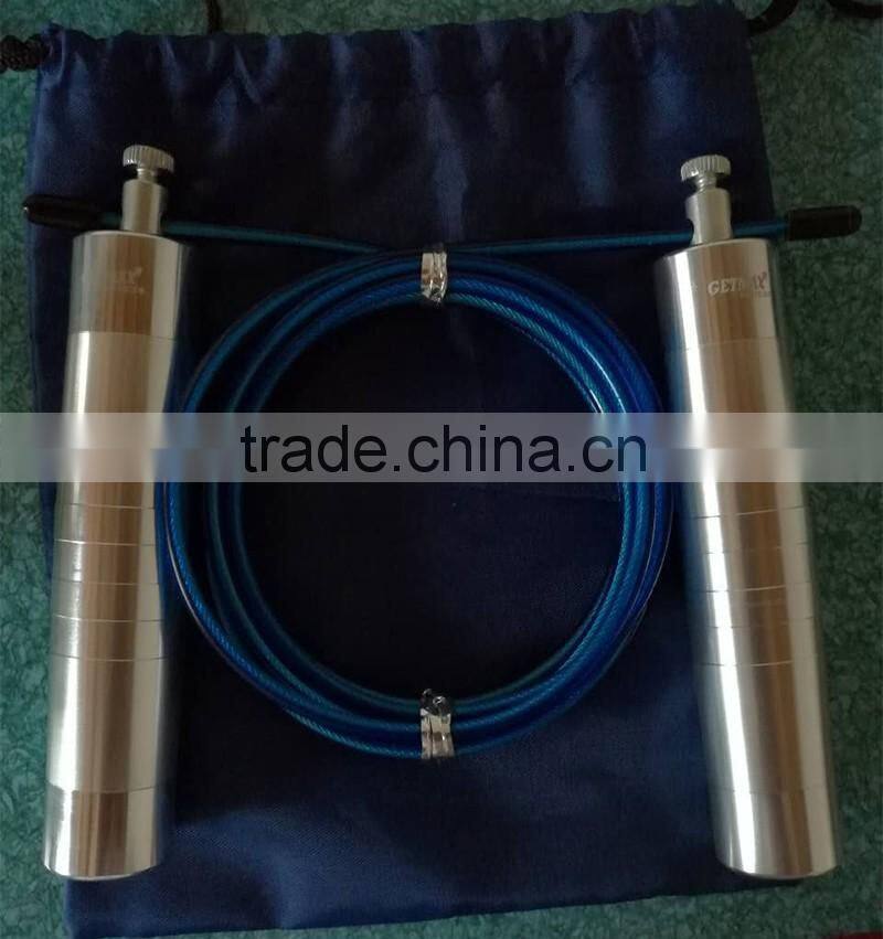 High quality untra thin steel wire skipping rope lighted skipping rope cheap jump ropes
