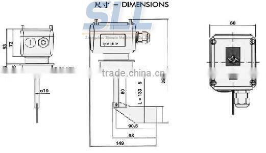 SINCOLA cement silo level meter