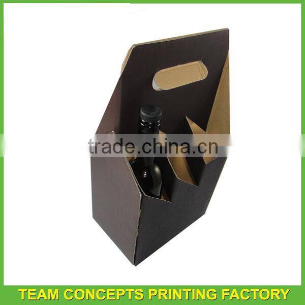 Creative paper 6 bottle cardboard wine box designs